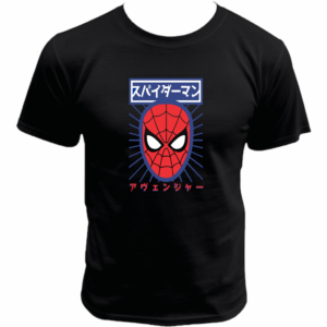 Playera Hombre araña color negro